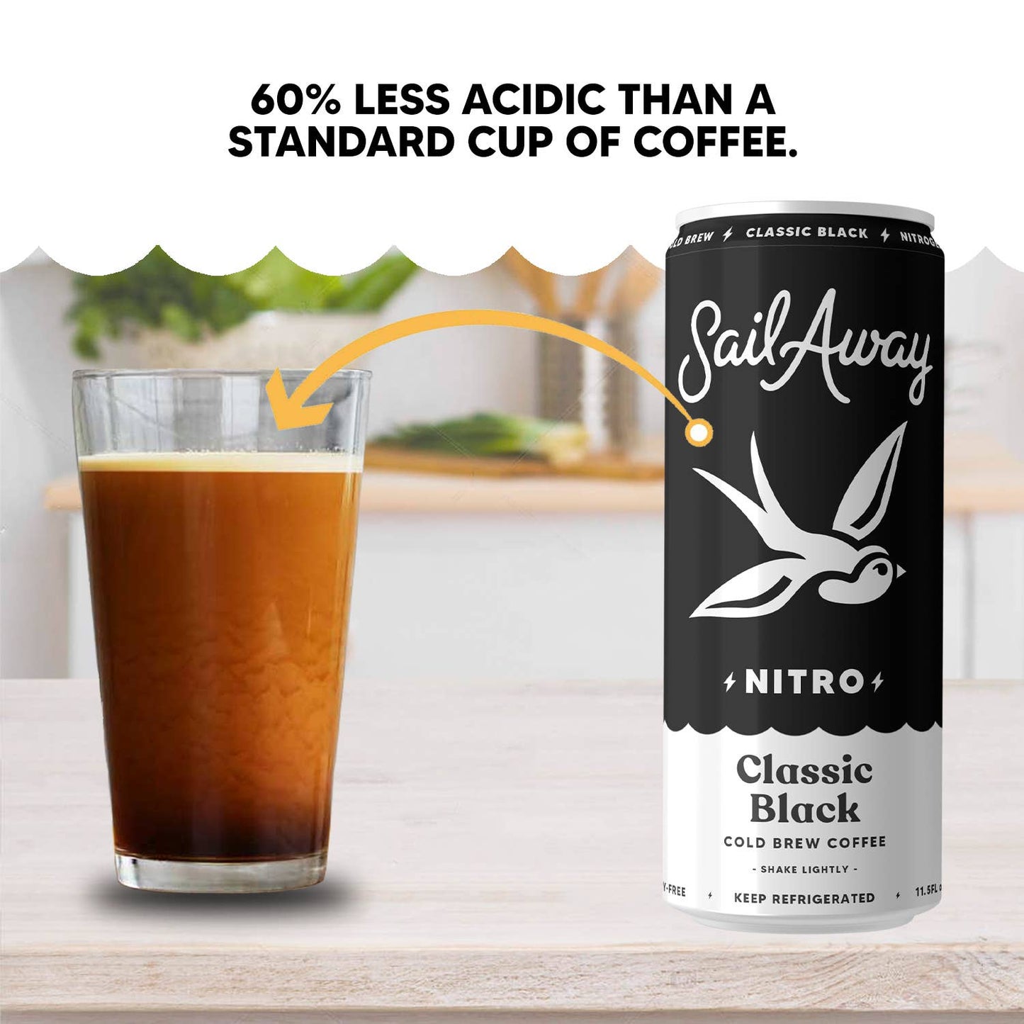 Cold Brew Coffee Cans - Classic Black