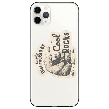 Distracted by Cool Rocks Sticker