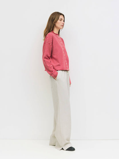 The Elisa Striped Cardigan