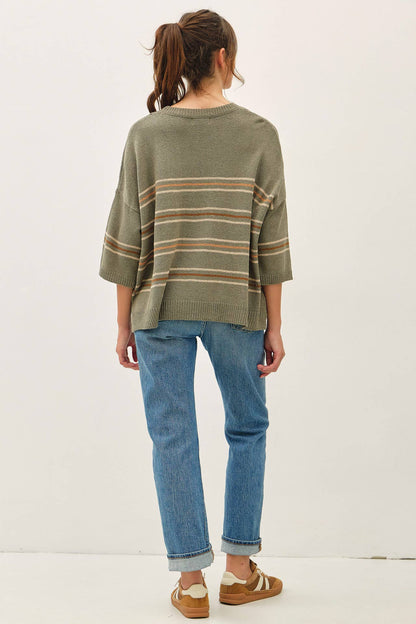 Sunwashed Stripe Pullover
