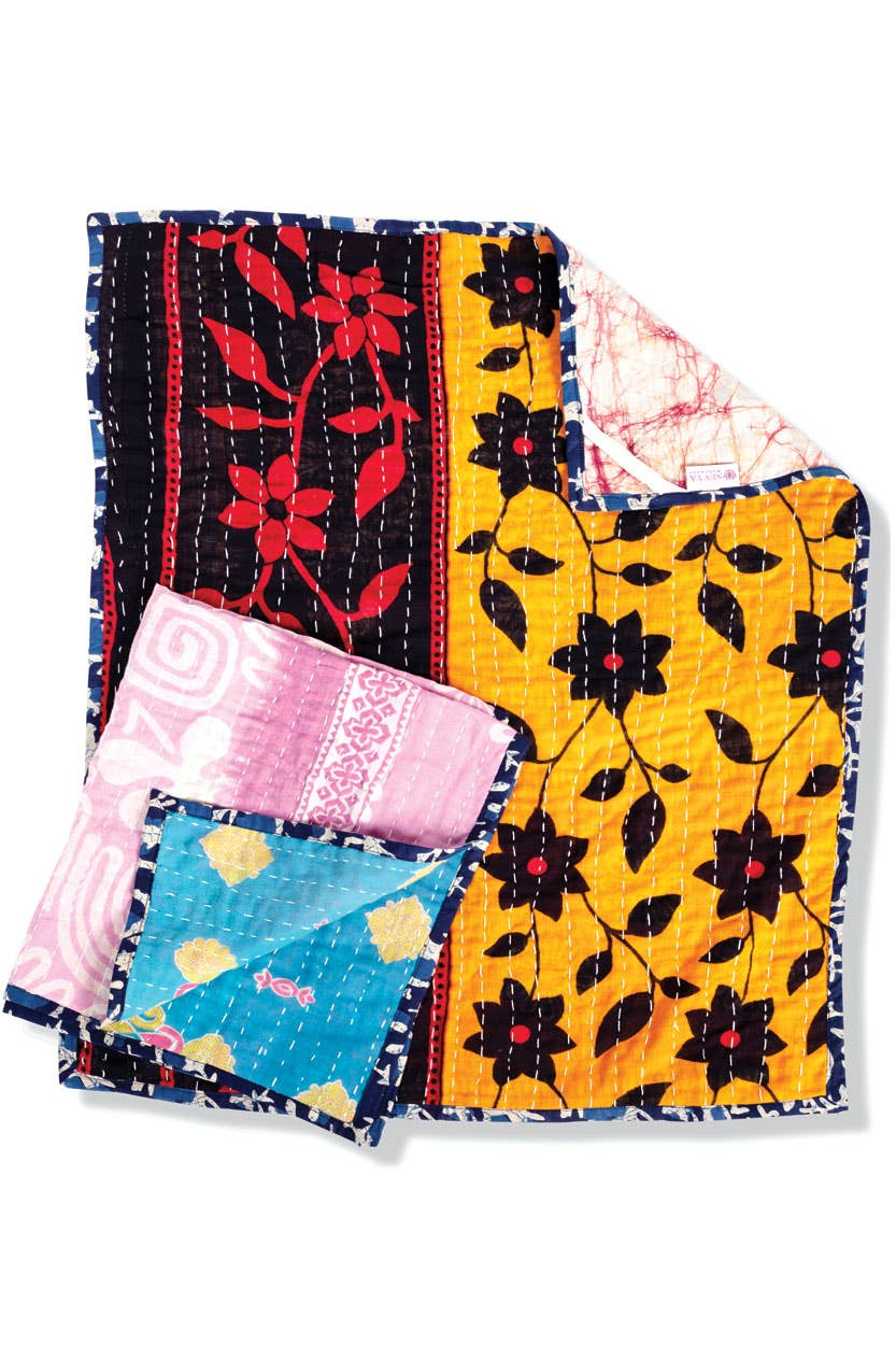 Kantha Kitchen Tea Towels - Set of 2