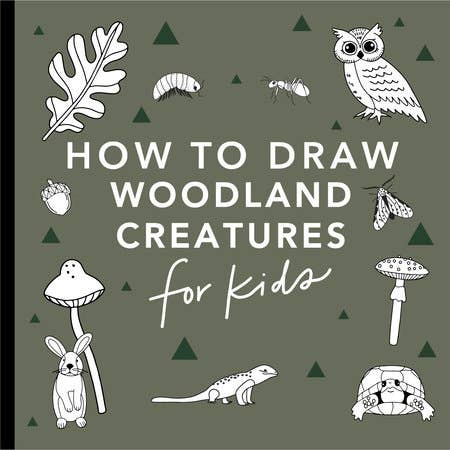 Mushrooms & Woodland Creatures: How to Draw Books for Kids