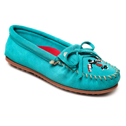 Women's Thunderbird Animikii Suede Beaded Moccasin