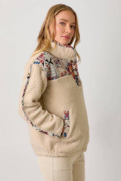 Oatmeal Fleece Pullover