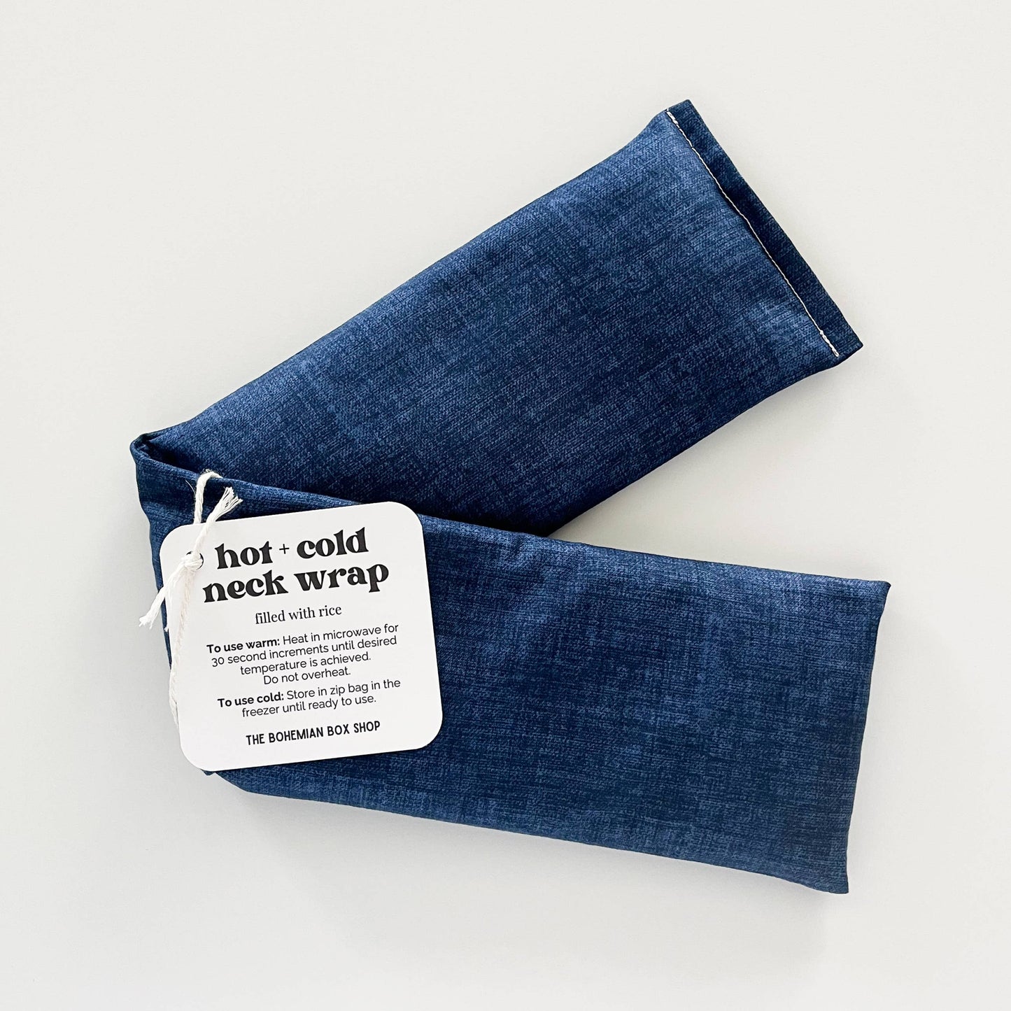 Hot & Cold Therapy Neck Wrap - Blue Textured