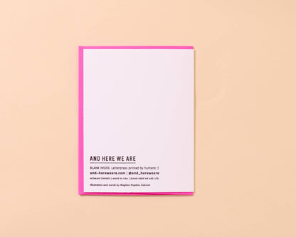 Letterpress Best Bud Bday Card