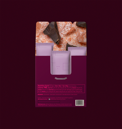 Dark & Salty 81% Dark Chocolate & Pink Salt Bar
