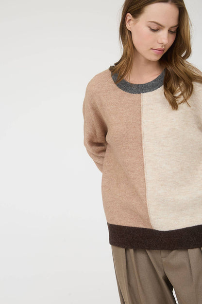 Relaxed Colorblock Sweater