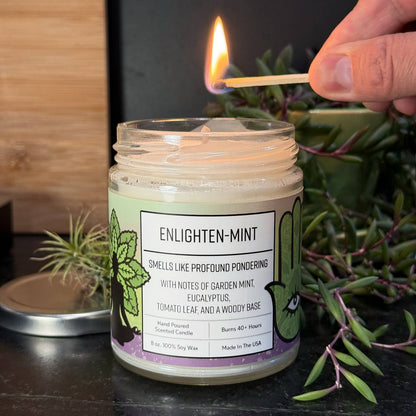 Enlighten Mint Candle