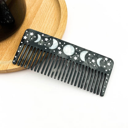 Black Starry Night Hair Clip