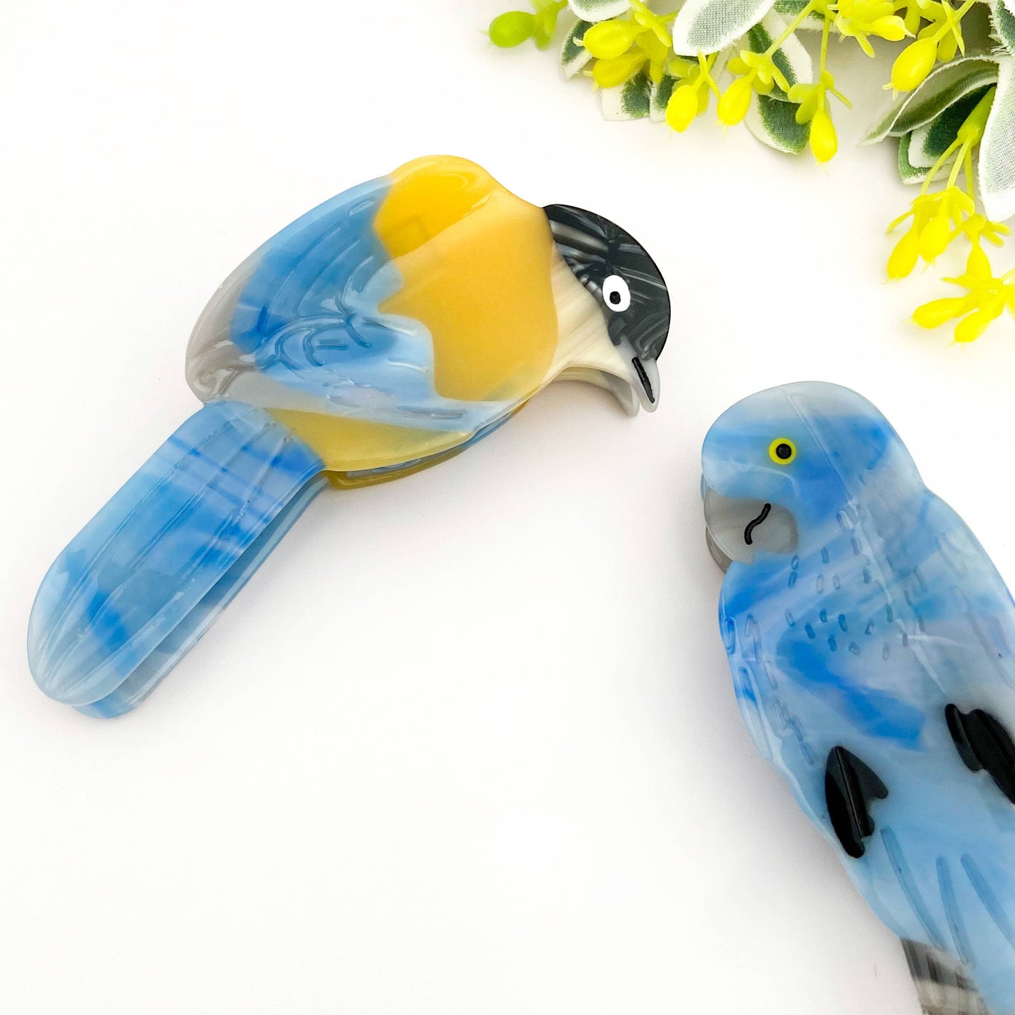 Charming Bird-Inspired Hair Claw Clip