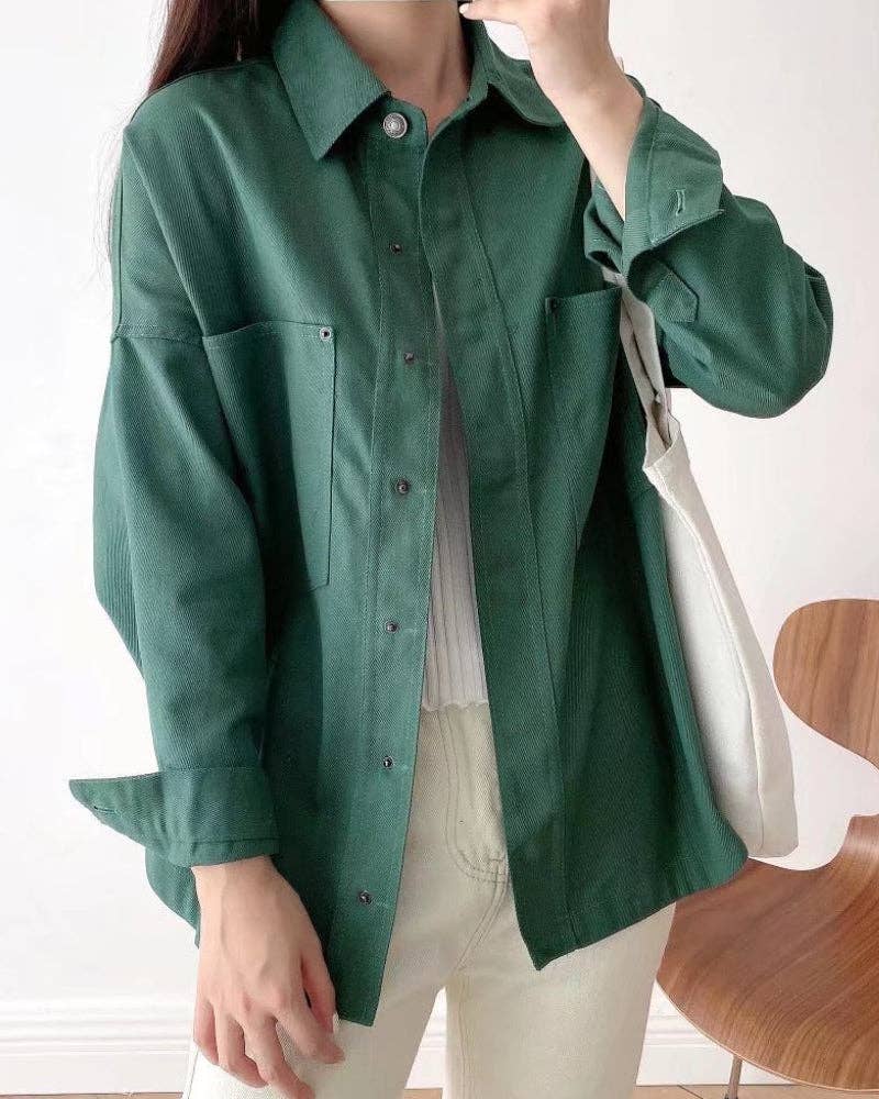 Oversized Jean Shacket