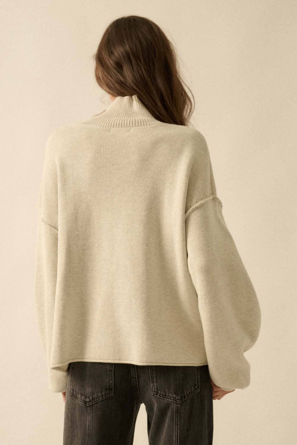 Cami Funnel Neck Sweater