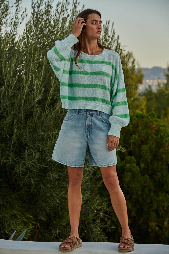 Harbor Stripe Knit Pullover