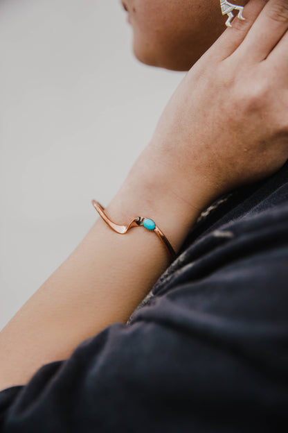 Copper Ripple Bracelet