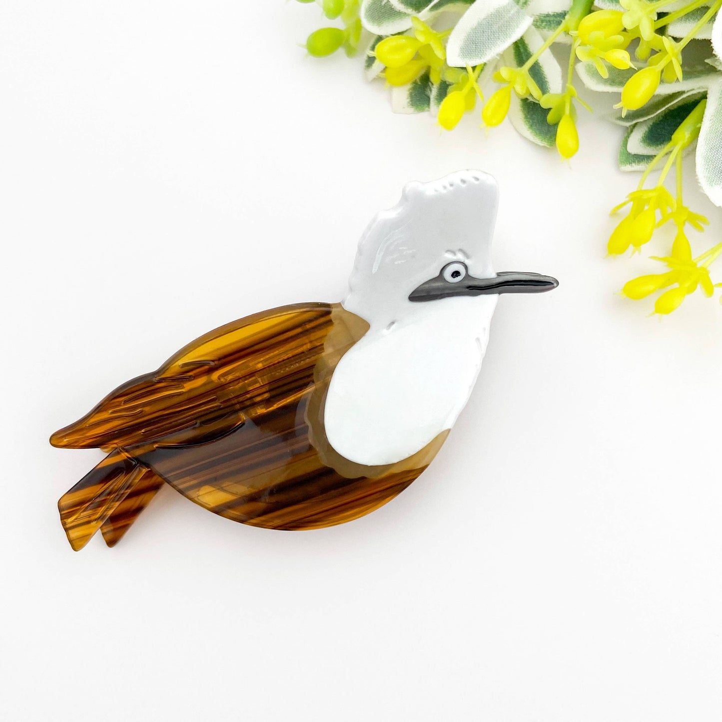 Charming Bird-Inspired Hair Claw Clip