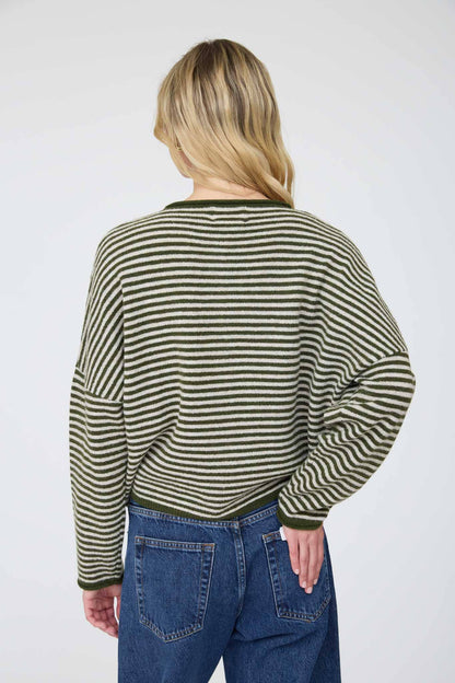Driftwood Stripe Cardigan