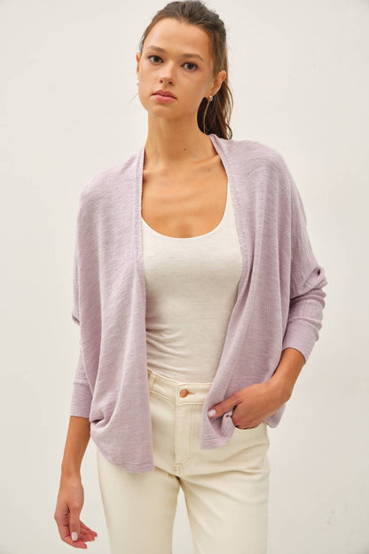 Spring Dolman Sleeve Cardi