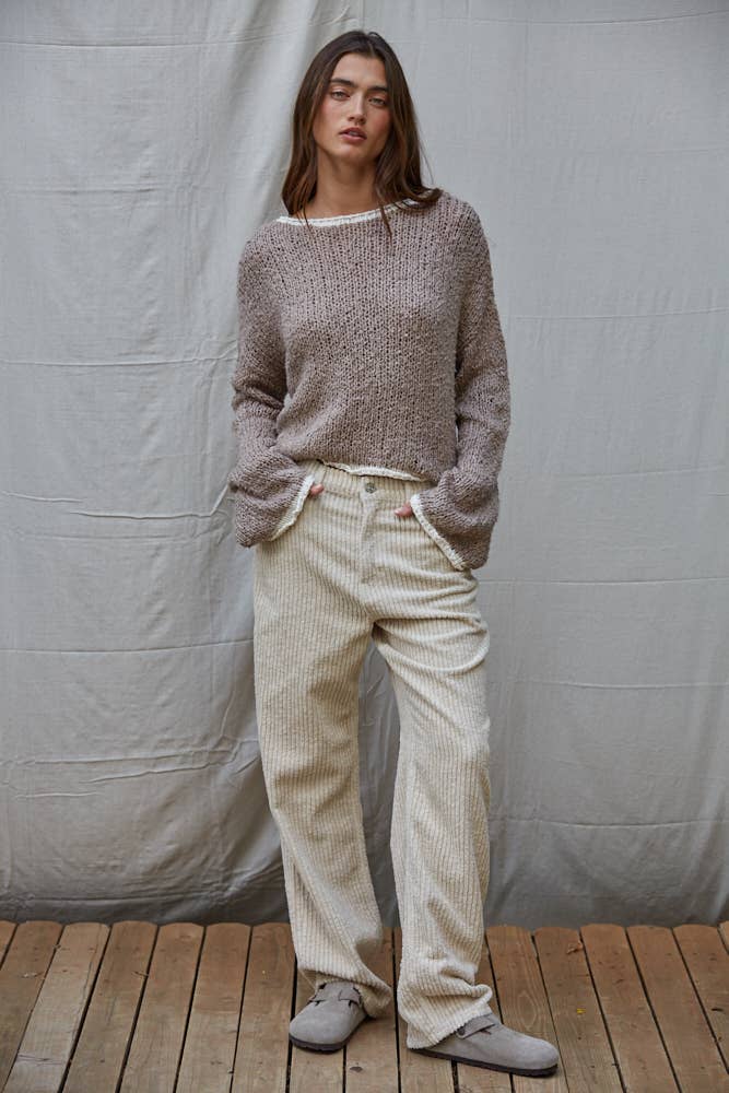 Camden Contrast Sweater