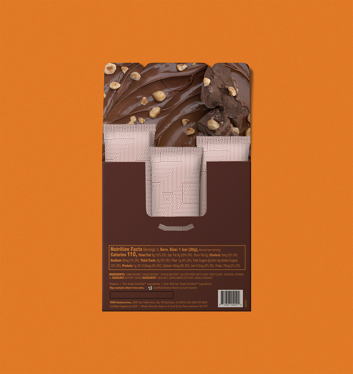 Hazel Nuts! Crunchy Oat Milk Hazelnut Chocolate Bar