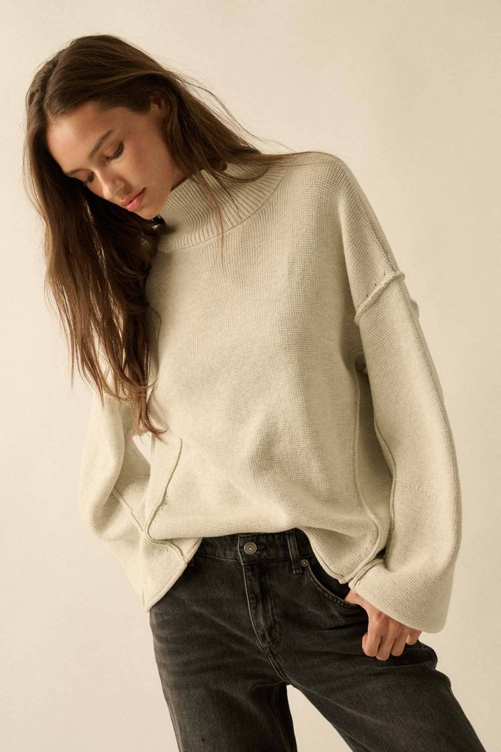 Cami Funnel Neck Sweater