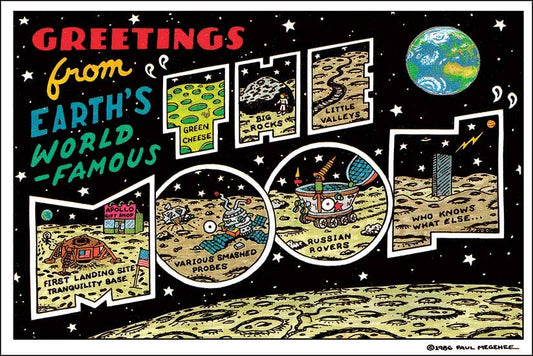 Postcard - Moon: Visual Vacations