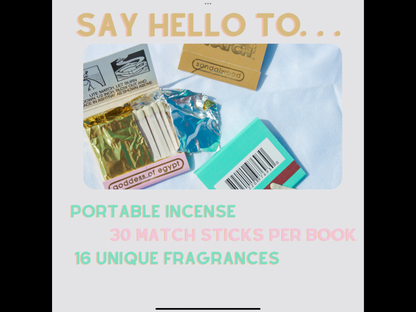Incense Match Books - Assorted Fragrances