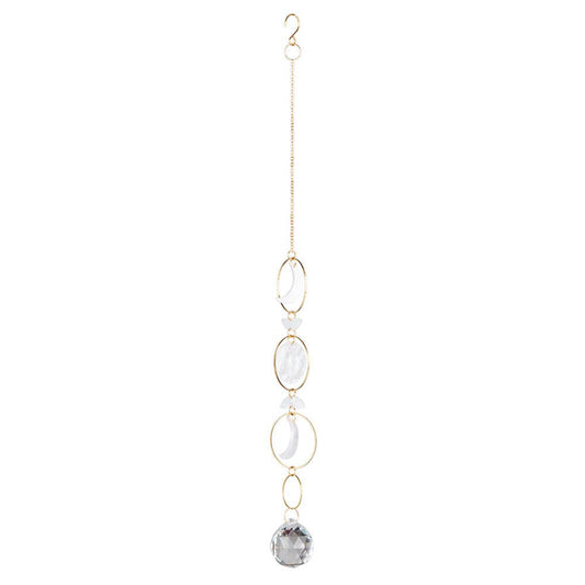 SUN & MOON RESIN CRYSTAL SUNCATCHER