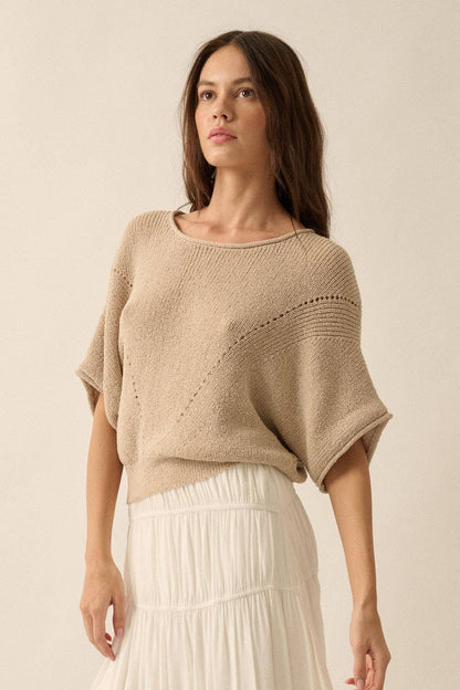 The Willow Pointelle Sweater