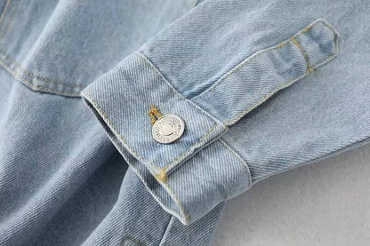 Oversized Jean Shacket