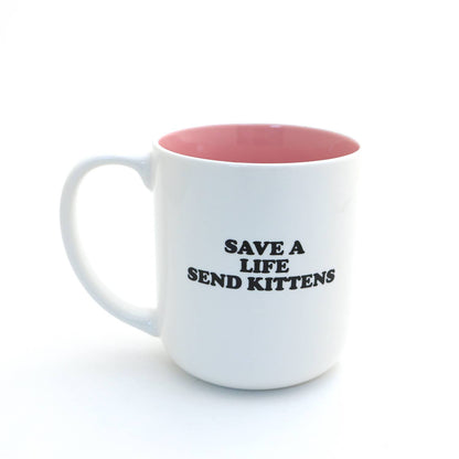 Cats Make Me Feel less Murdery Mug
