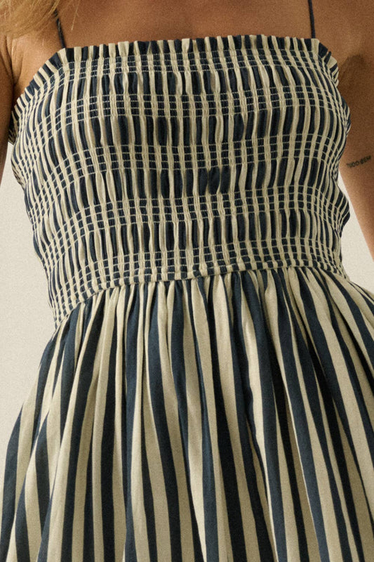 Harbor Stripe Midi Dress