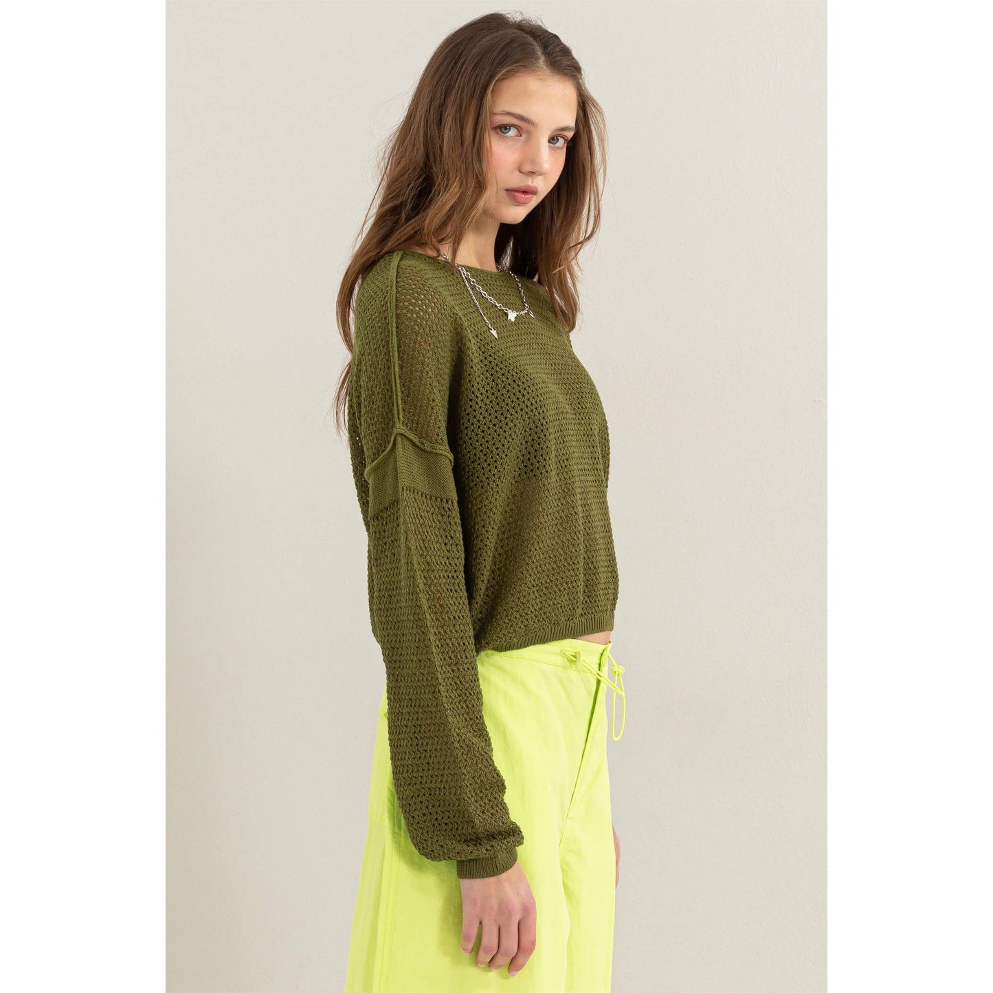 Coastal Mesh Sweater