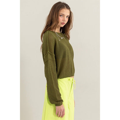 Coastal Mesh Sweater