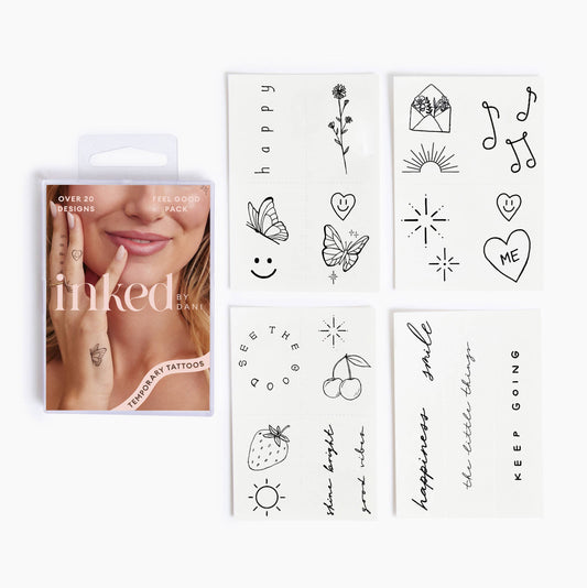 Feel Good Temporary Tattoo Pack