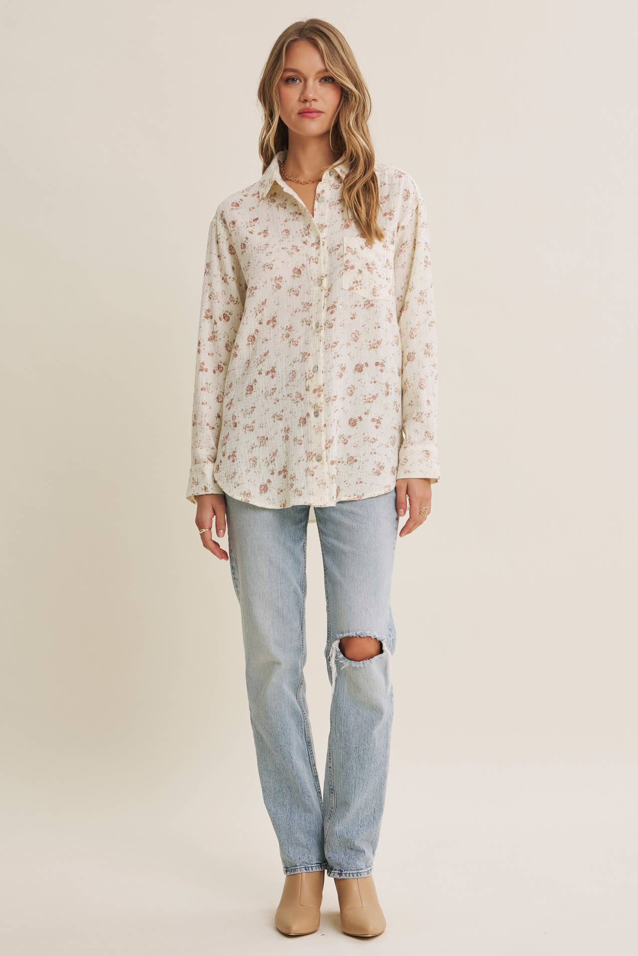 Soft Wind Floral Top