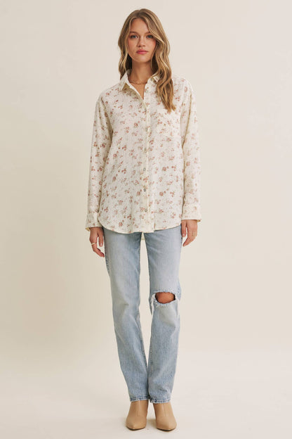 Soft Wind Floral Top