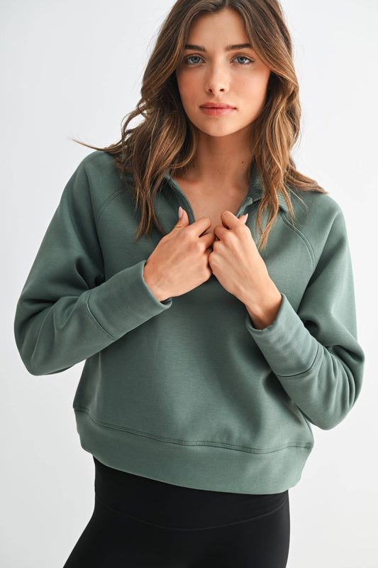Tundra Thermal Collared V-Neck Sweater