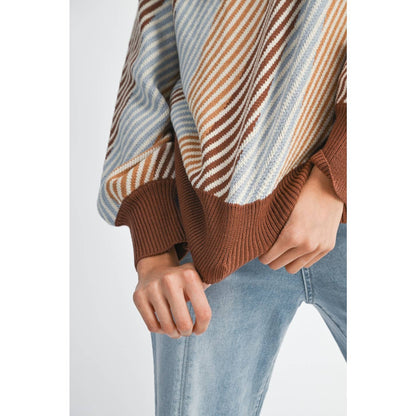 Wavy Striped Cozy Sweater