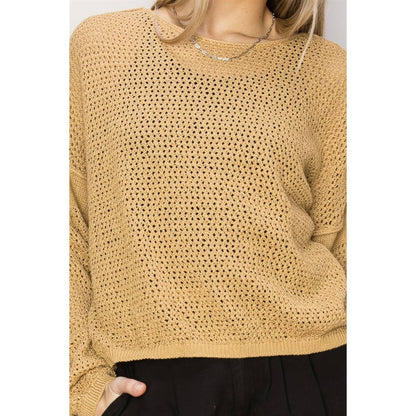 Coastal Mesh Sweater