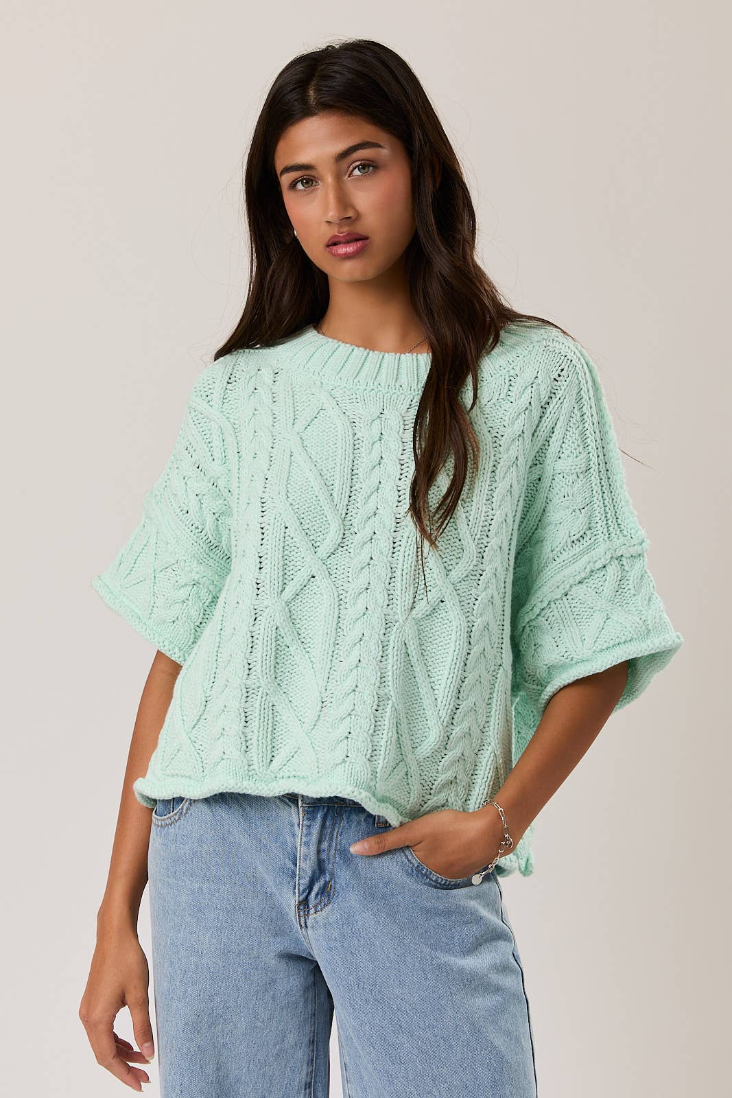 Relaxed Coastal Cable Knit