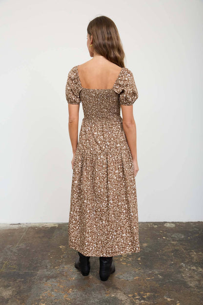 Meadow Bloom Midi Dress