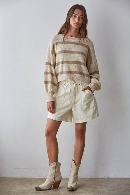 Harbor Stripe Knit Pullover