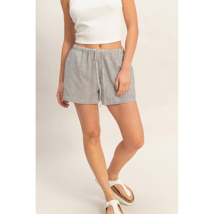 Coastal Ease Stripe Shorts