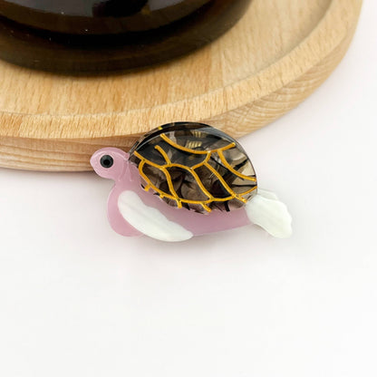 Green Turtle Hair Clip