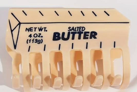 Stick of Butter Acetate Hair Claw