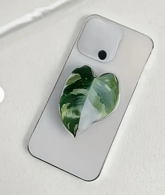 Exotic Plant Leaf Phone Holder