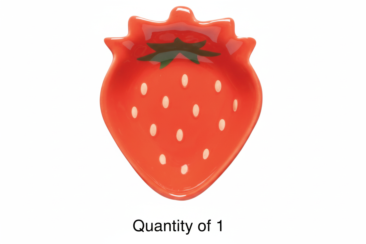 *Individual* Berry Sweet Shaped Pinch Bowl