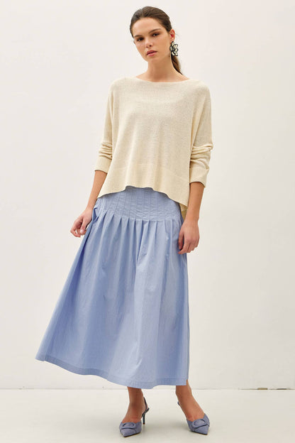 Breezy Boatneck Sweater