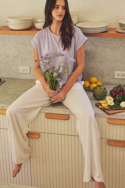 Effortless Striped Linen Pant